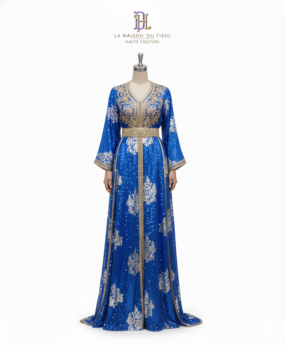 georgette lurex pailleté