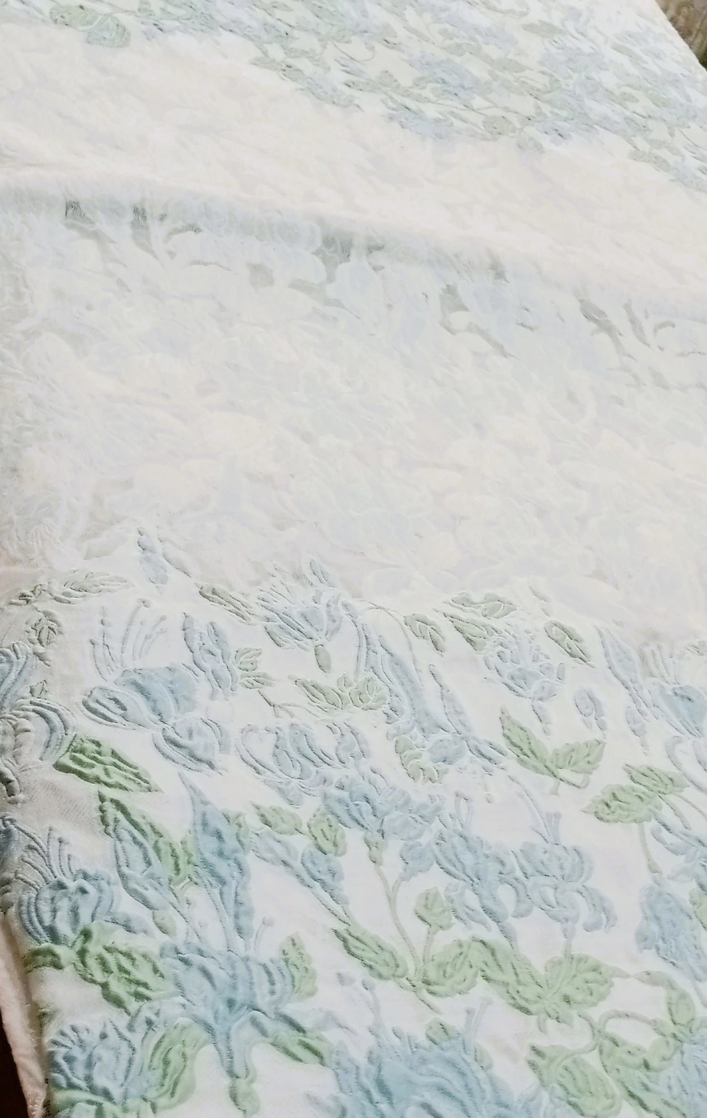 Silk fil coupé organza