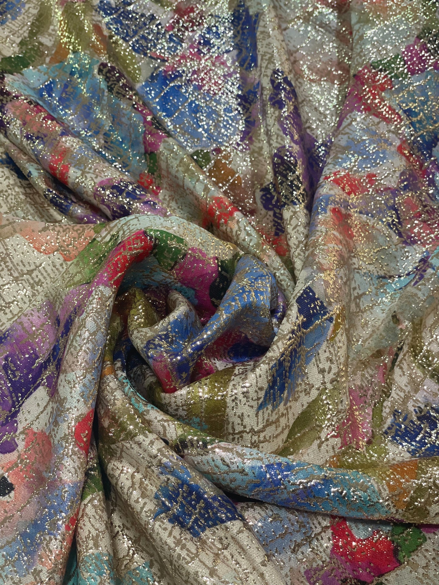 lamé lurex imprimé/bariolé