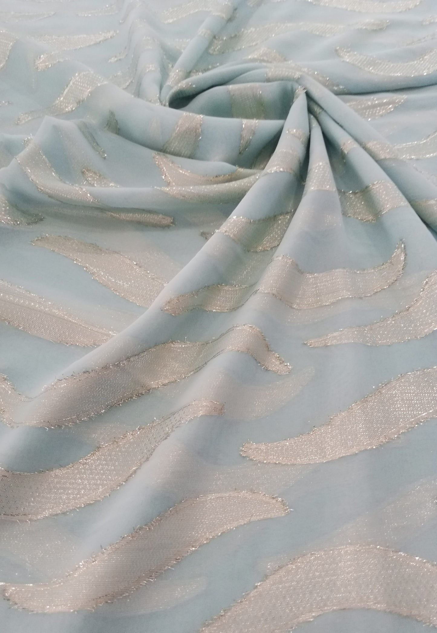 mousseline de soie en lurex