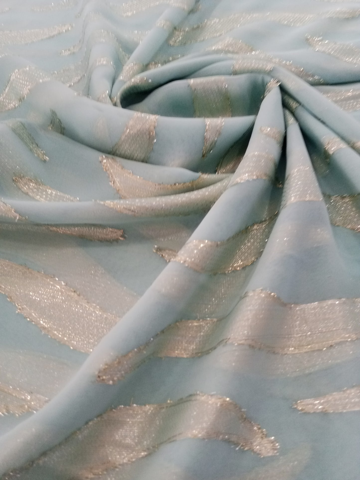 mousseline de soie en lurex