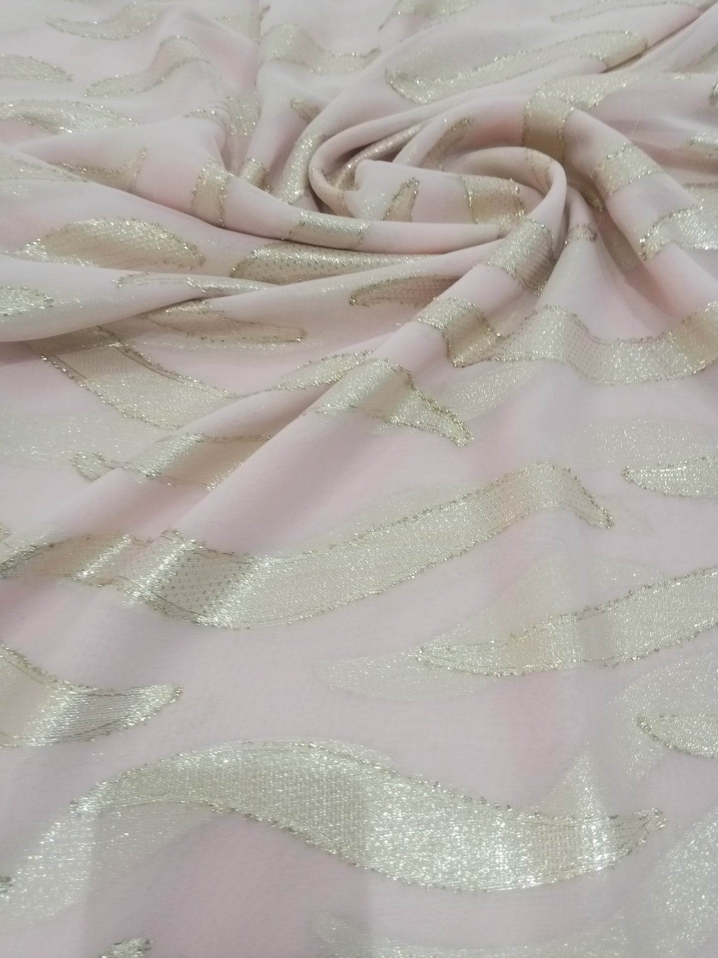 mousseline de soie en lurex