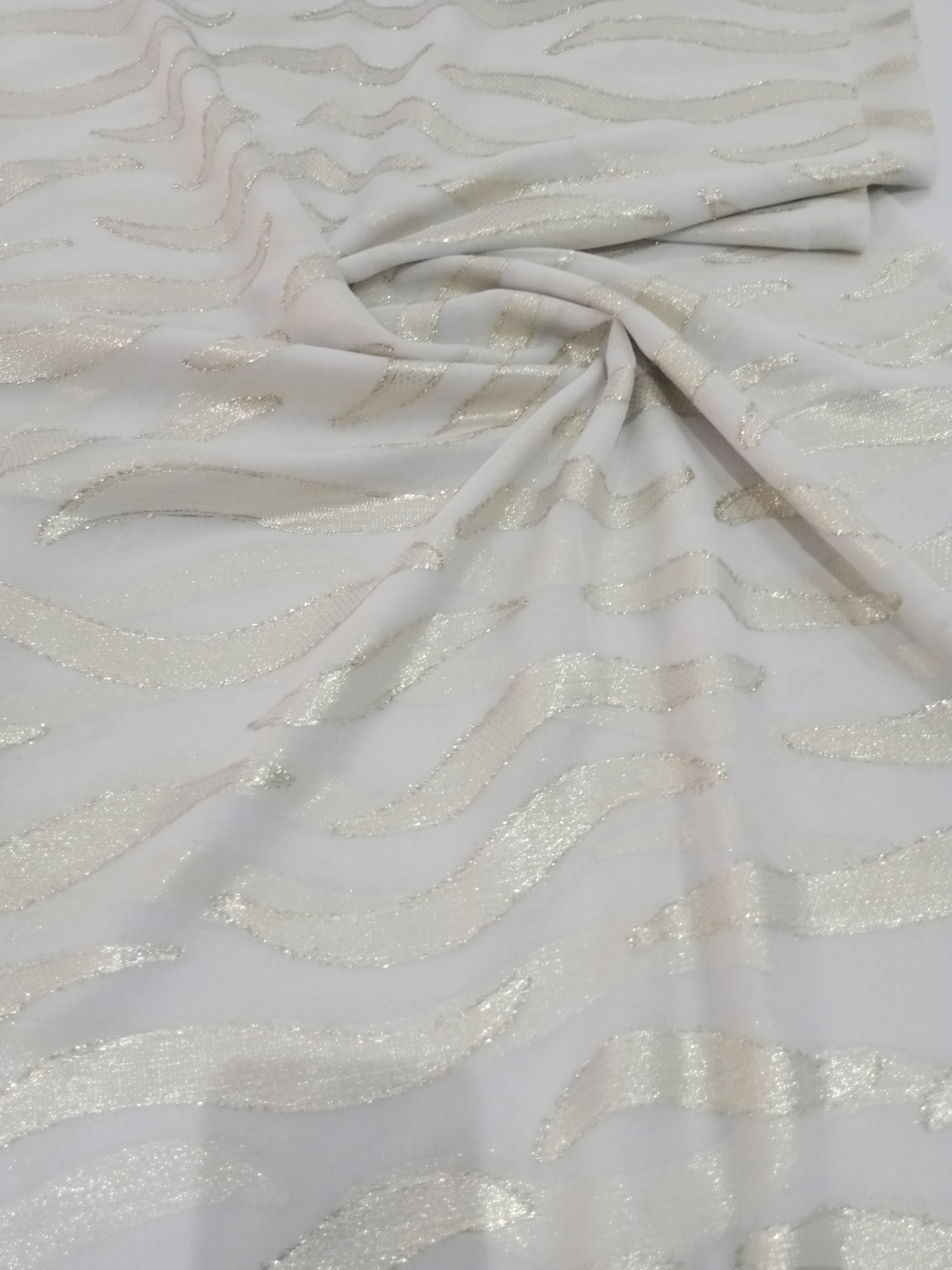 mousseline de soie en lurex