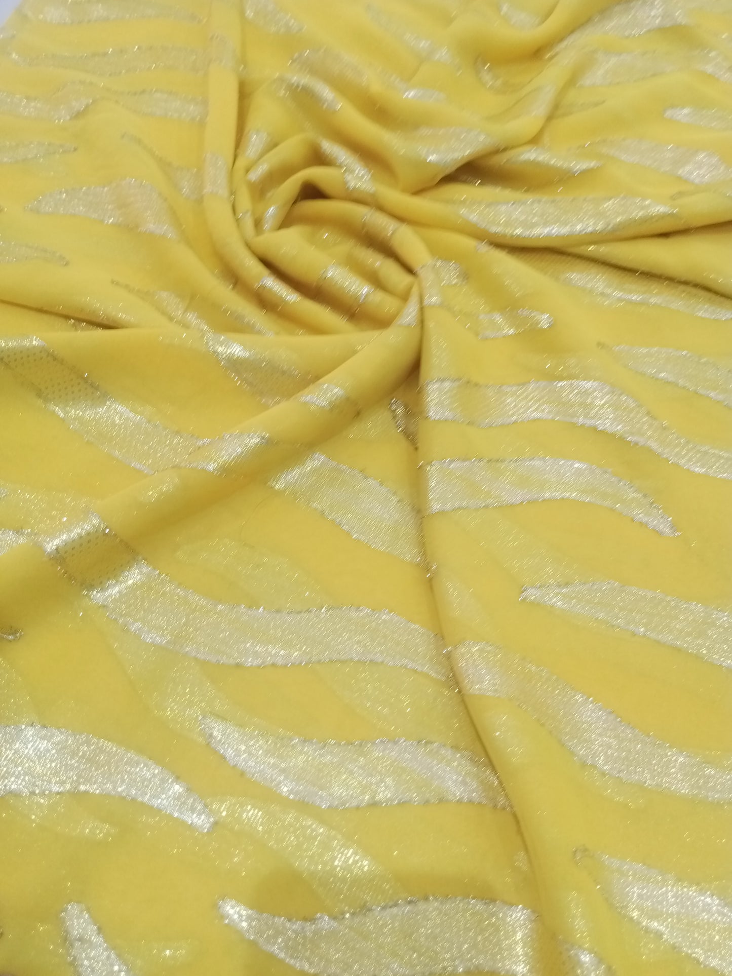 mousseline de soie en lurex