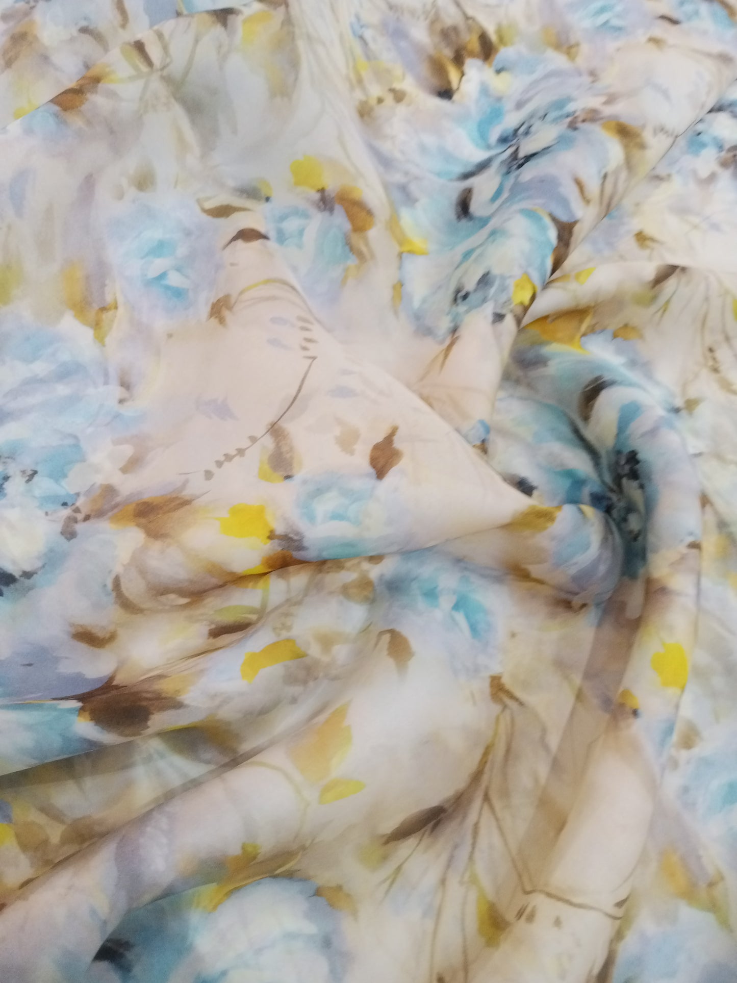Silk fil coupé organza