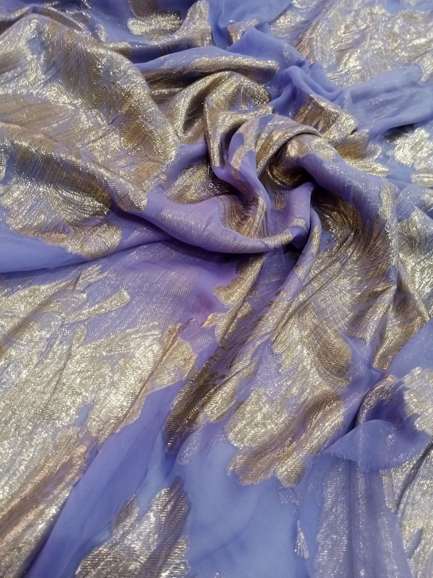 silk shiffon lurex