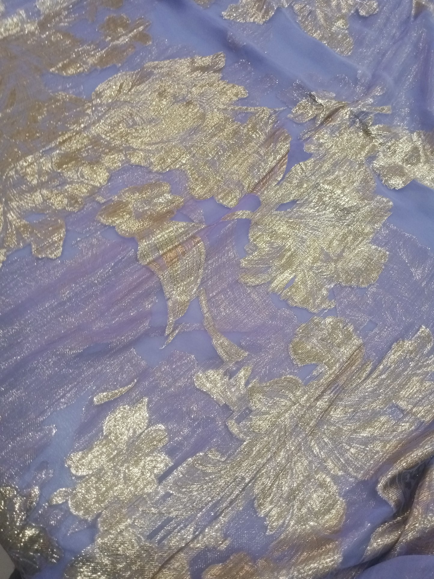 Printed silk shiffon