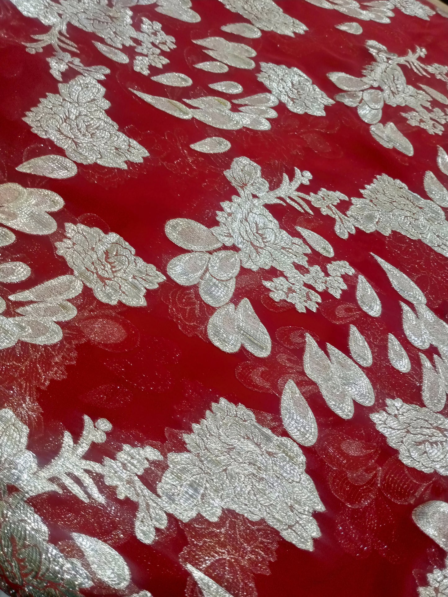 Printed silk shiffon