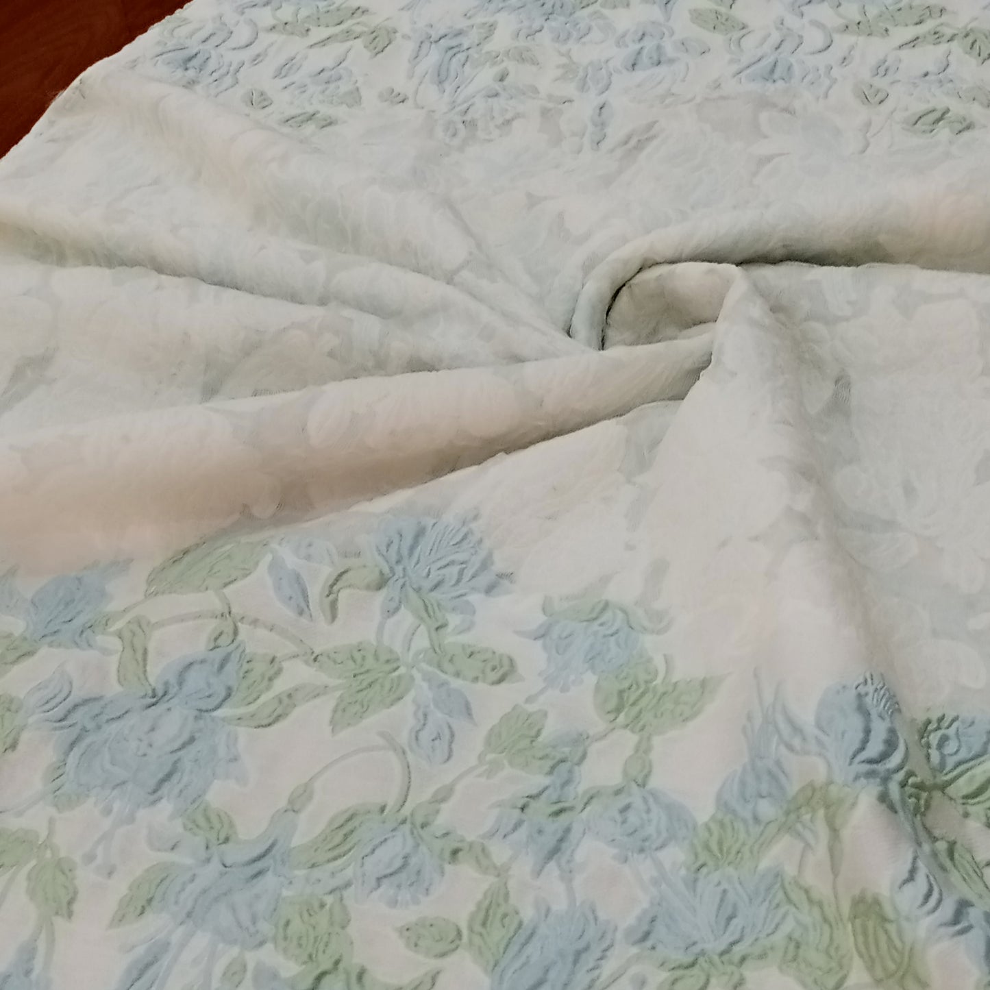 Silk fil coupé organza