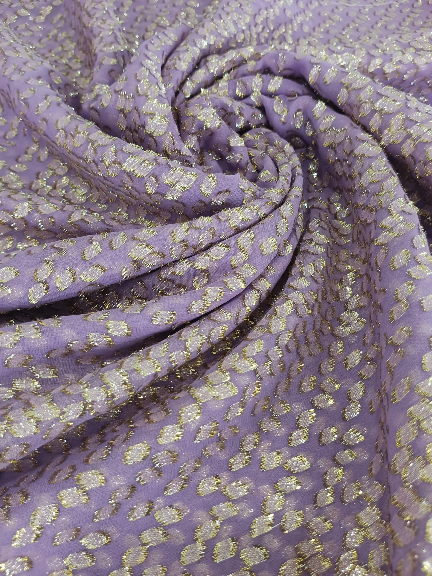 Tlija de soie en lurex