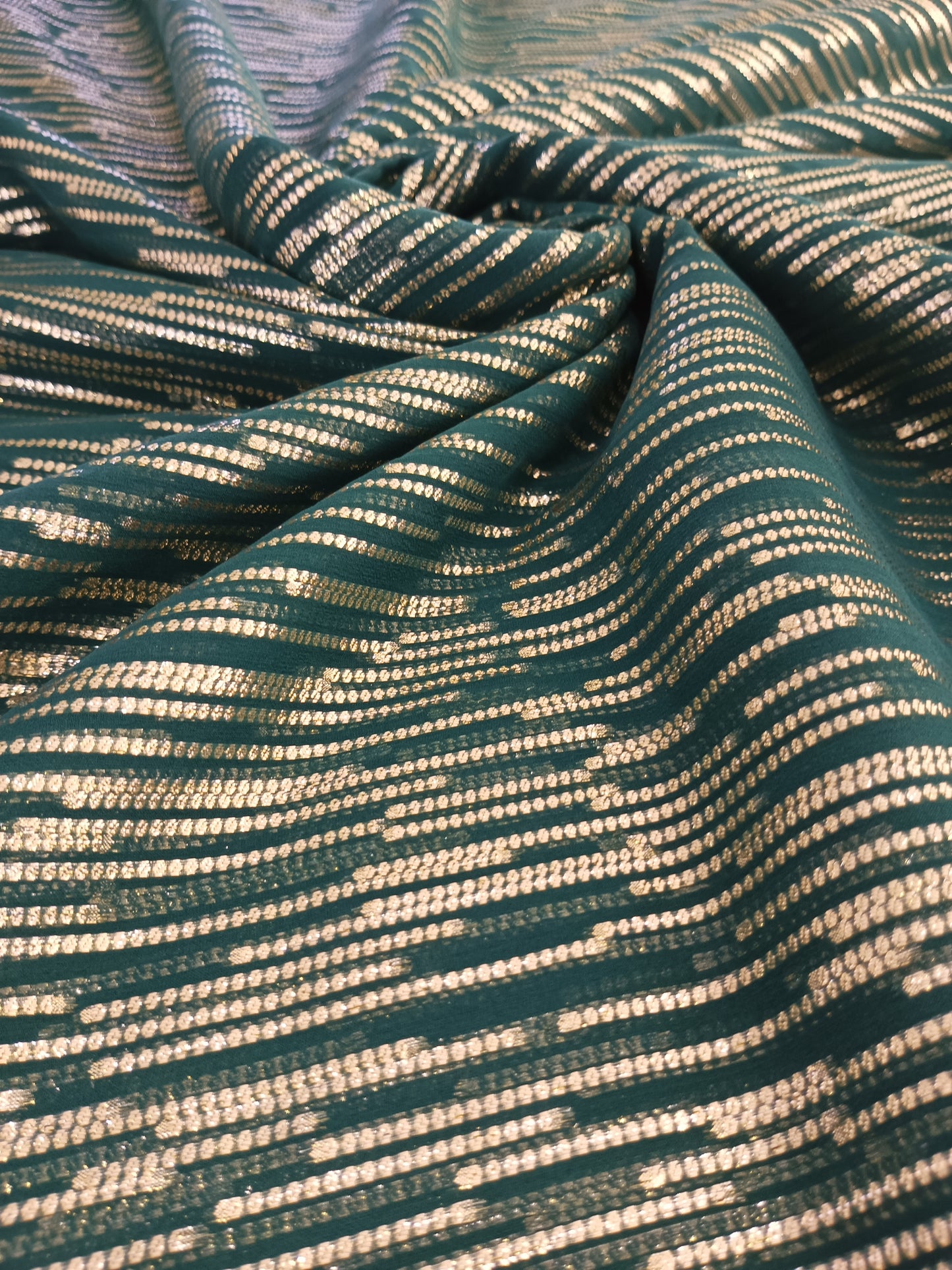 chiffon de soie en lurex