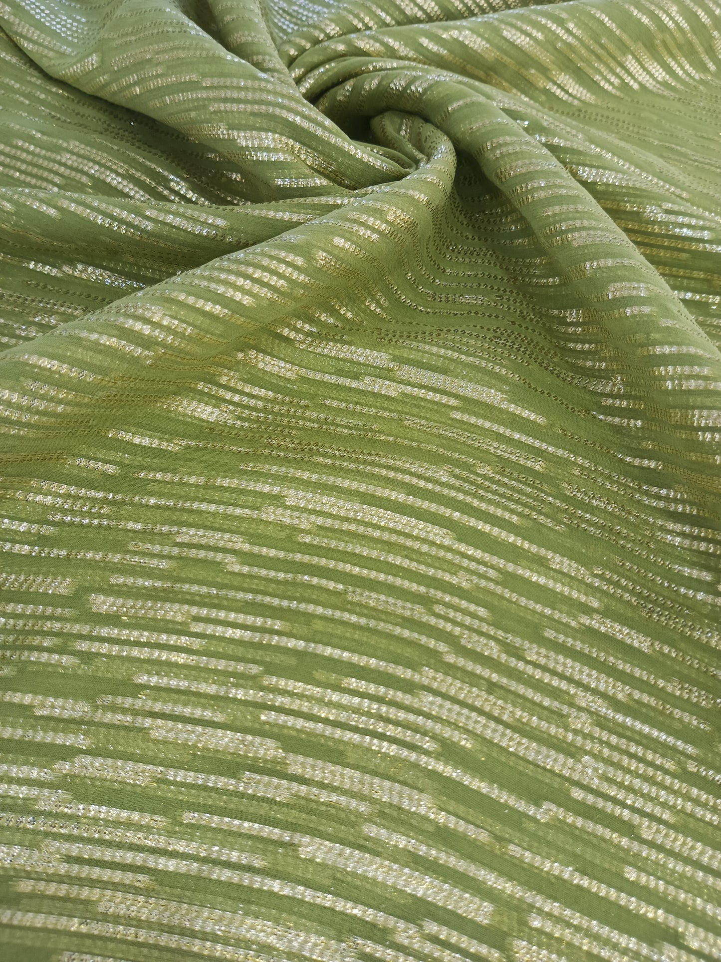 chiffon de soie en lurex