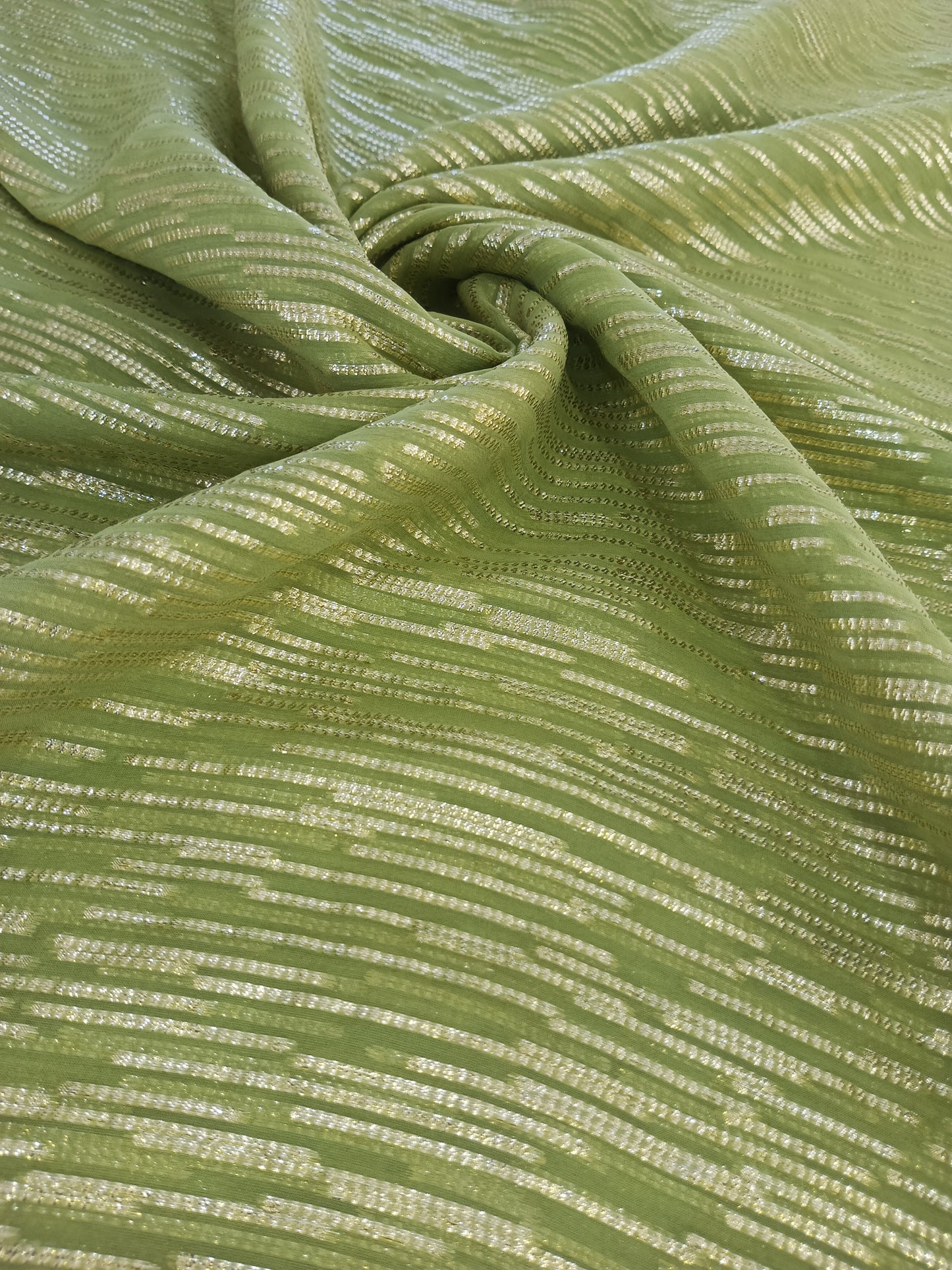 chiffon de soie en lurex