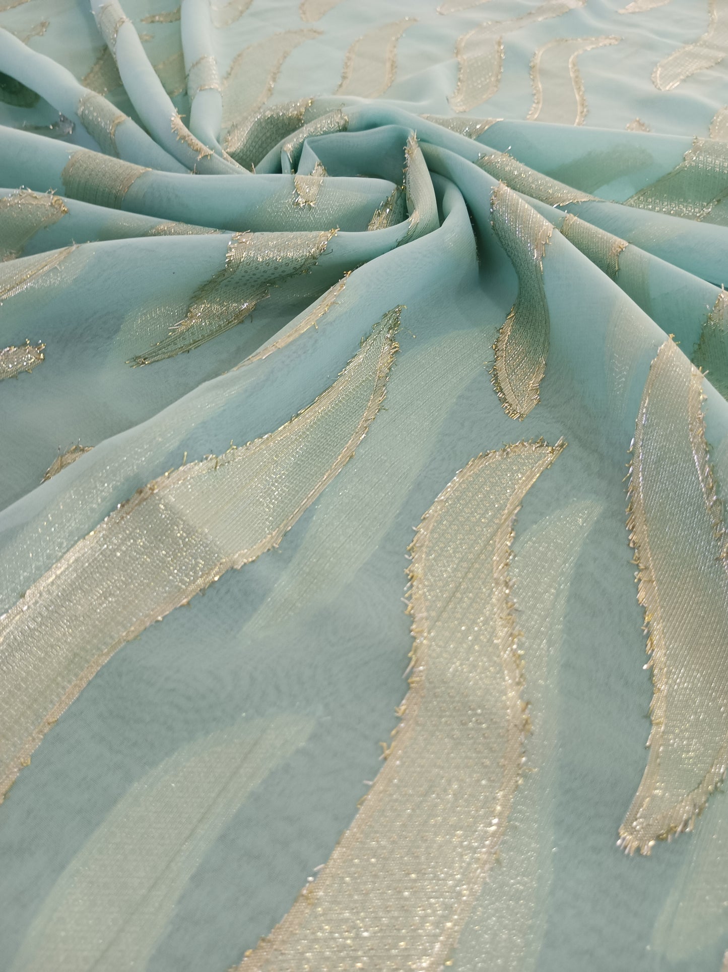 silk shiffon lurex