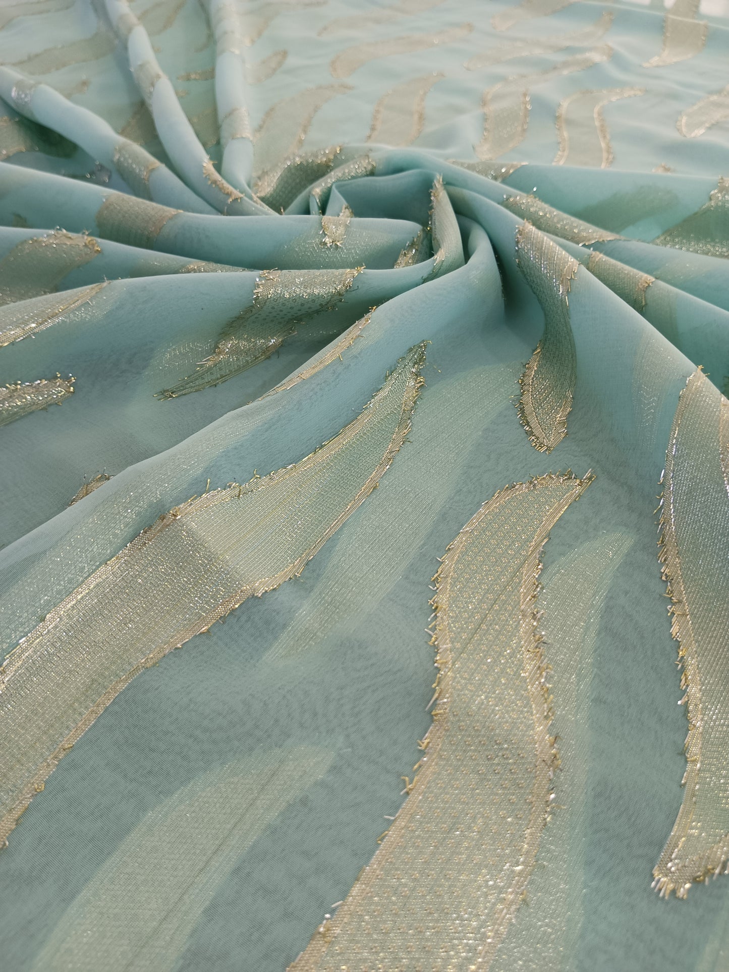 silk shiffon lurex