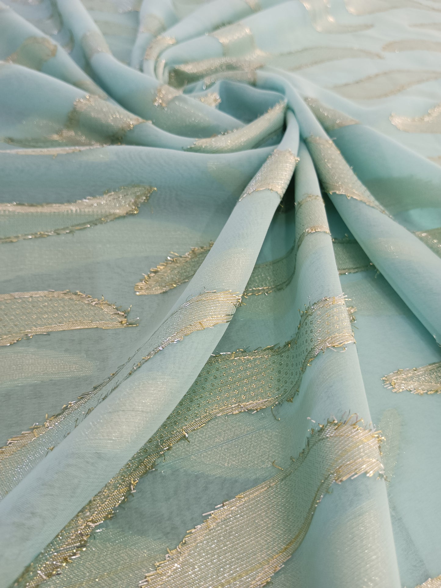 silk shiffon lurex