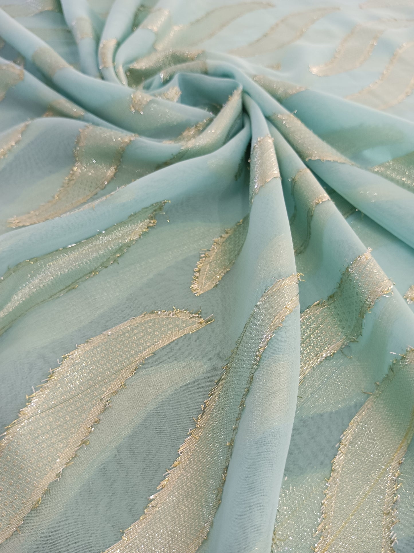 silk shiffon lurex