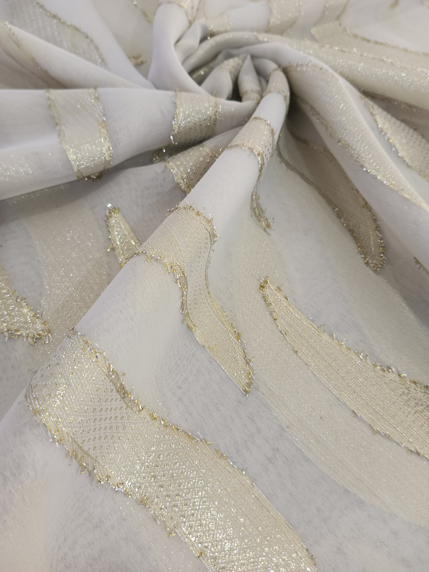 silk shiffon lurex