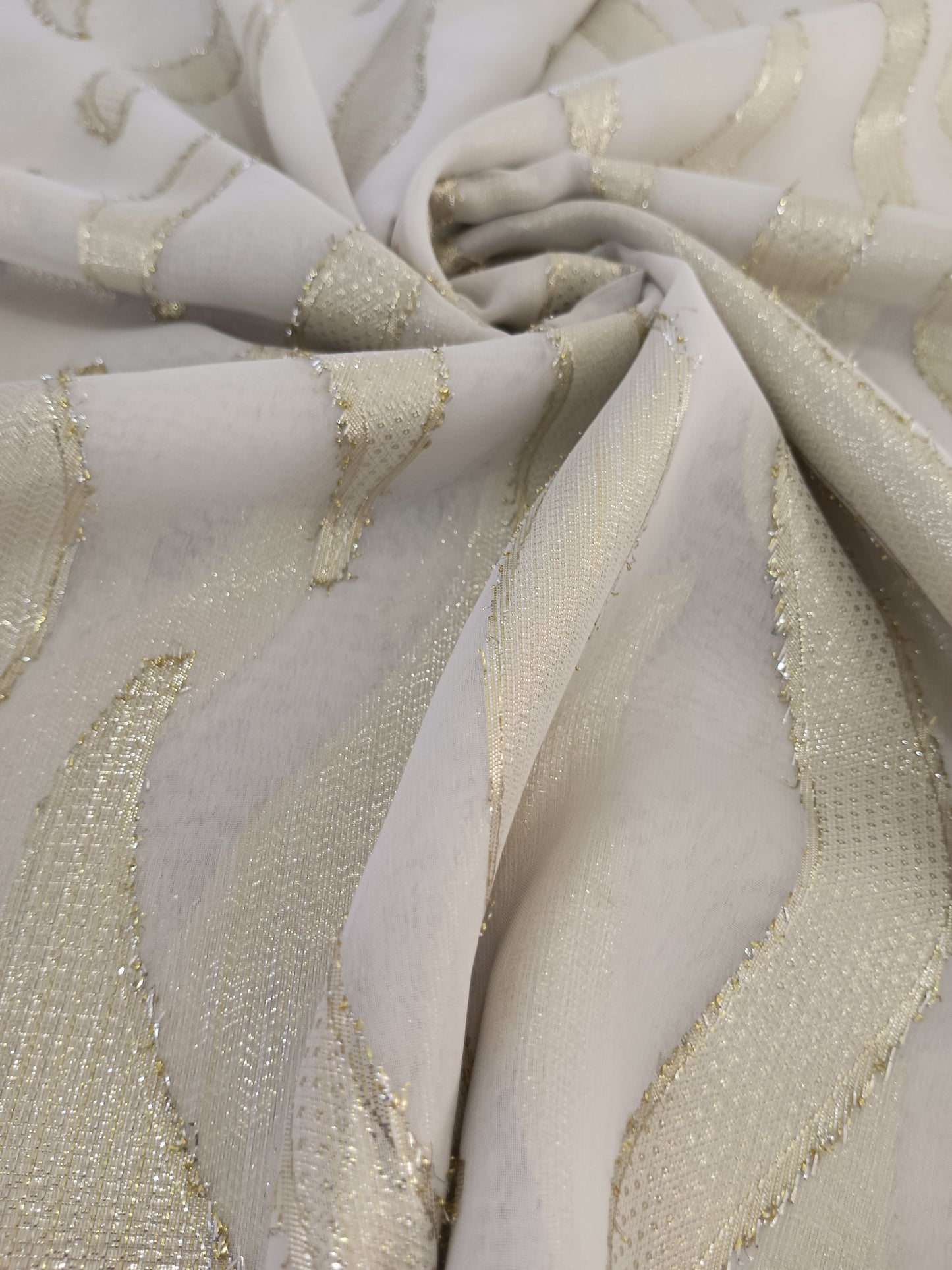 silk shiffon lurex