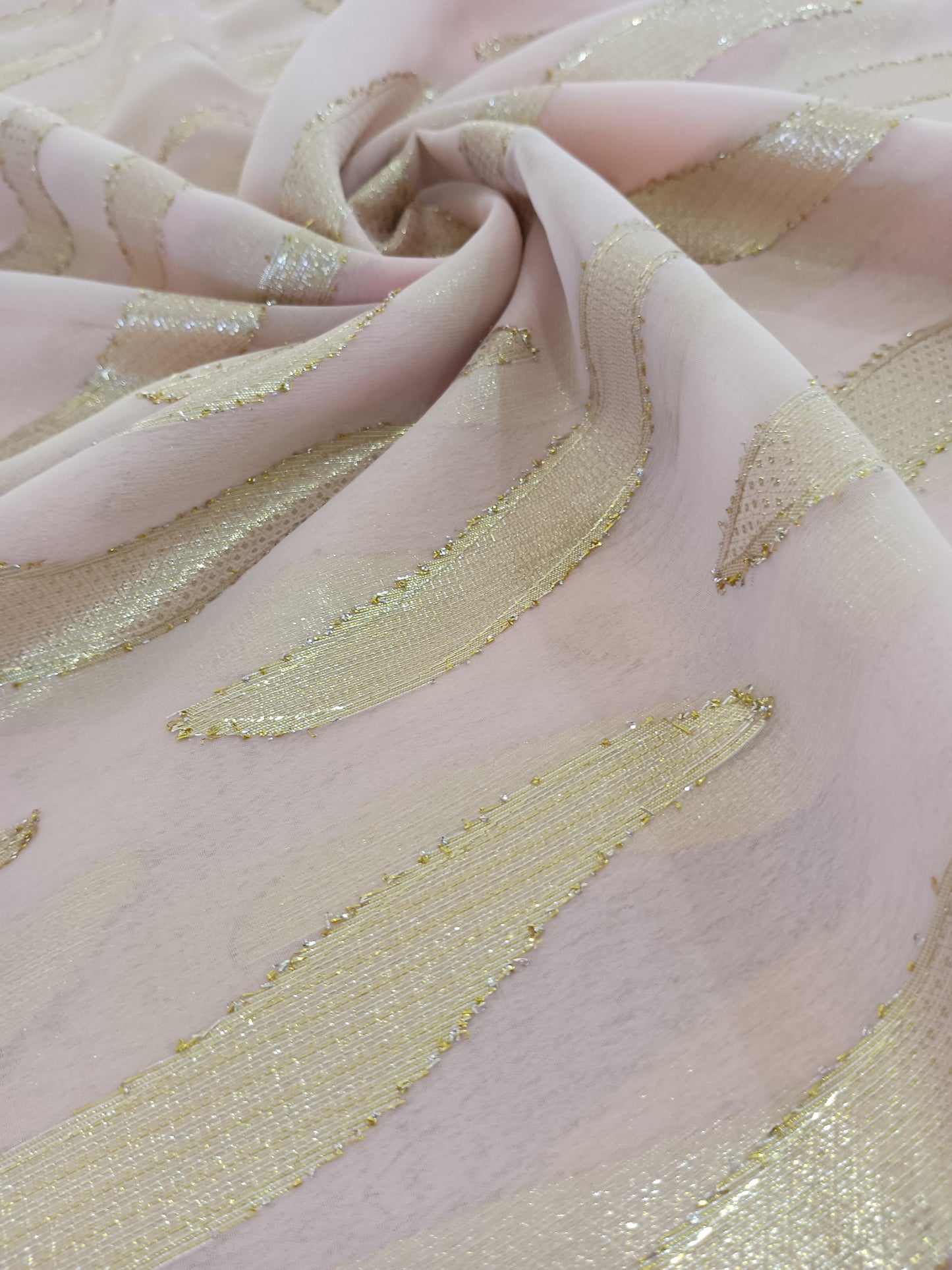silk shiffon lurex