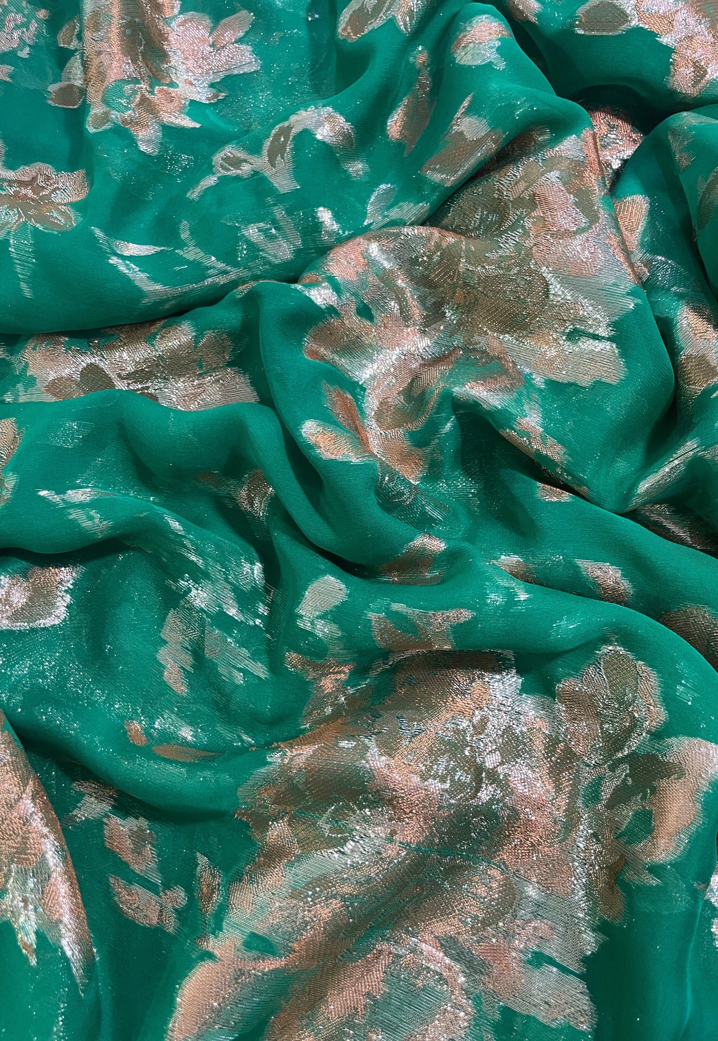 silk shiffon lurex