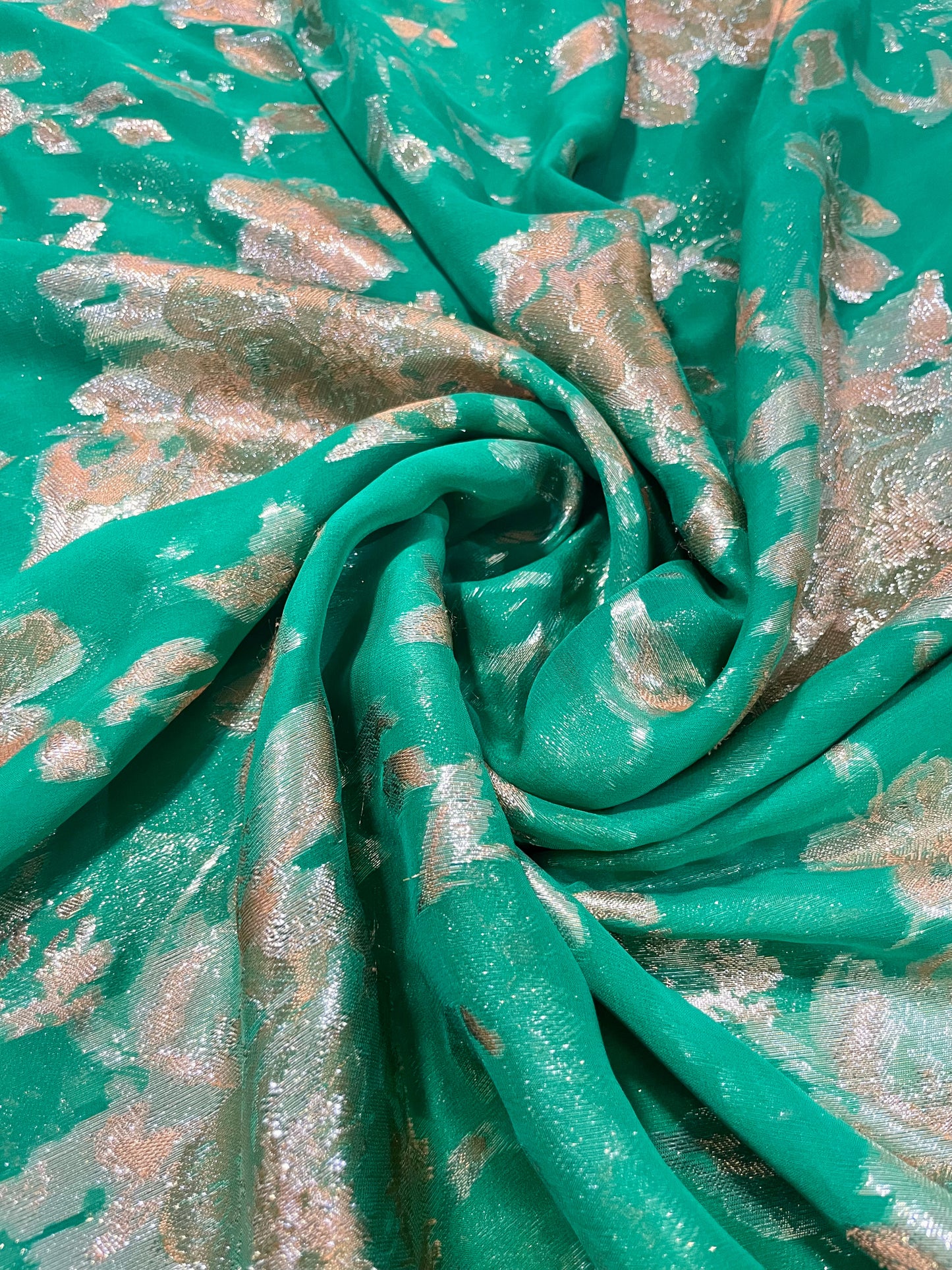 silk shiffon lurex