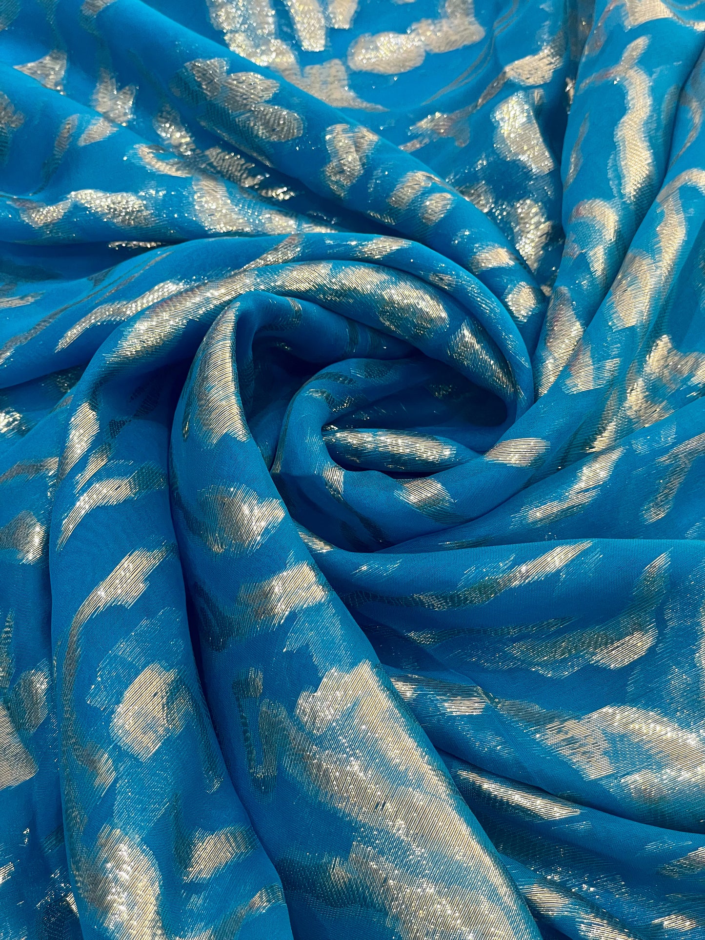 silk shiffon lurex