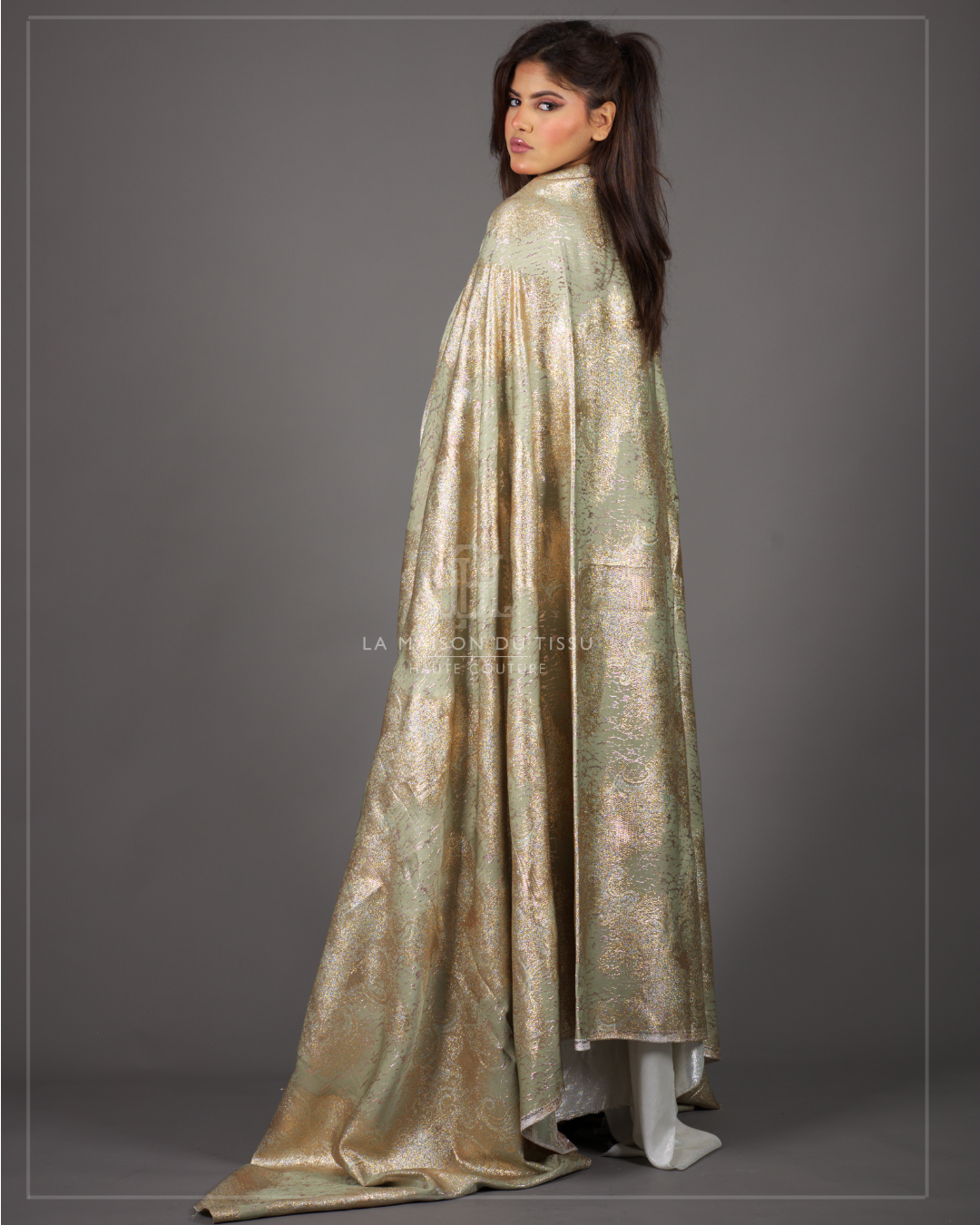 brochet de soie en lurex