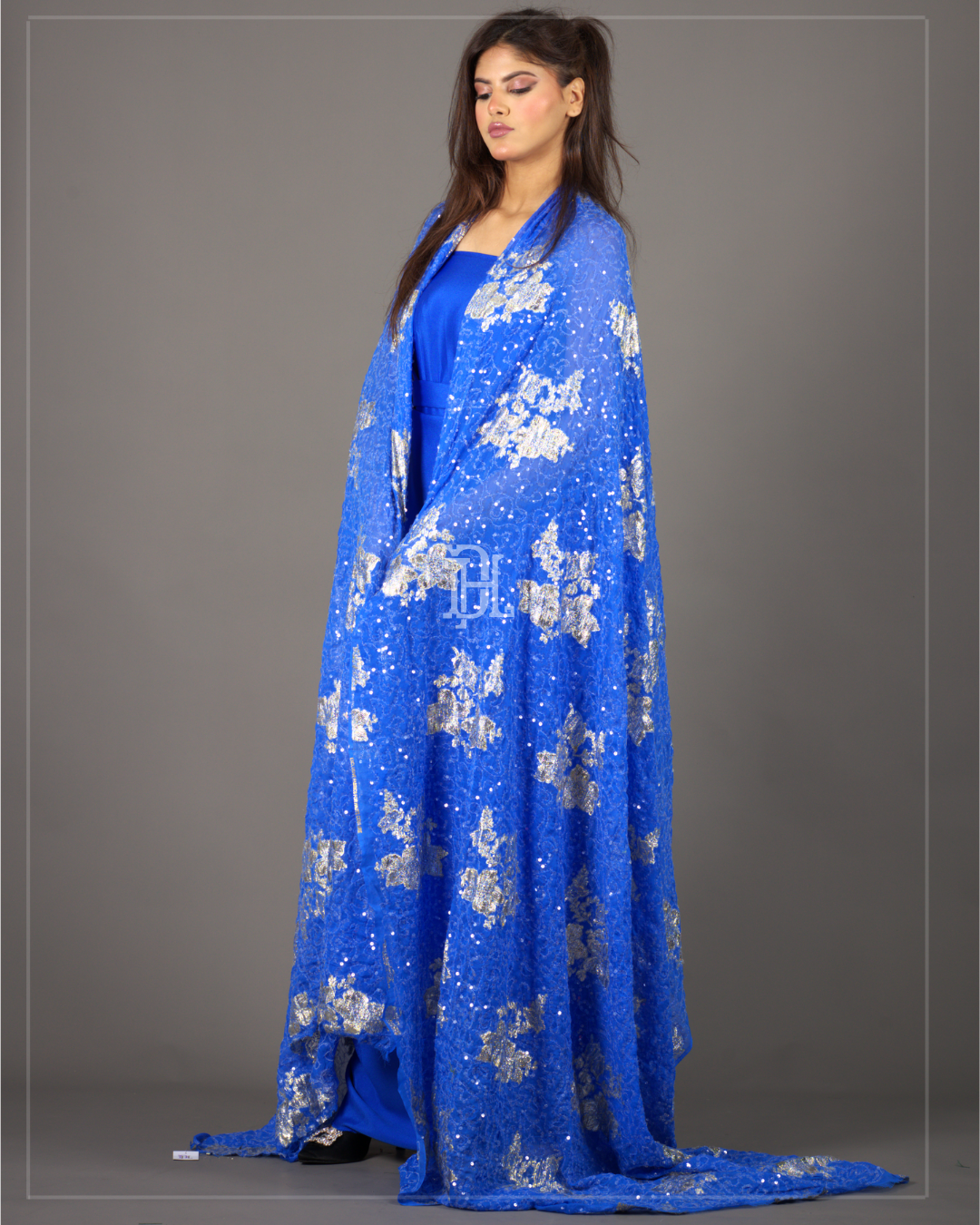 georgette lurex pailleté