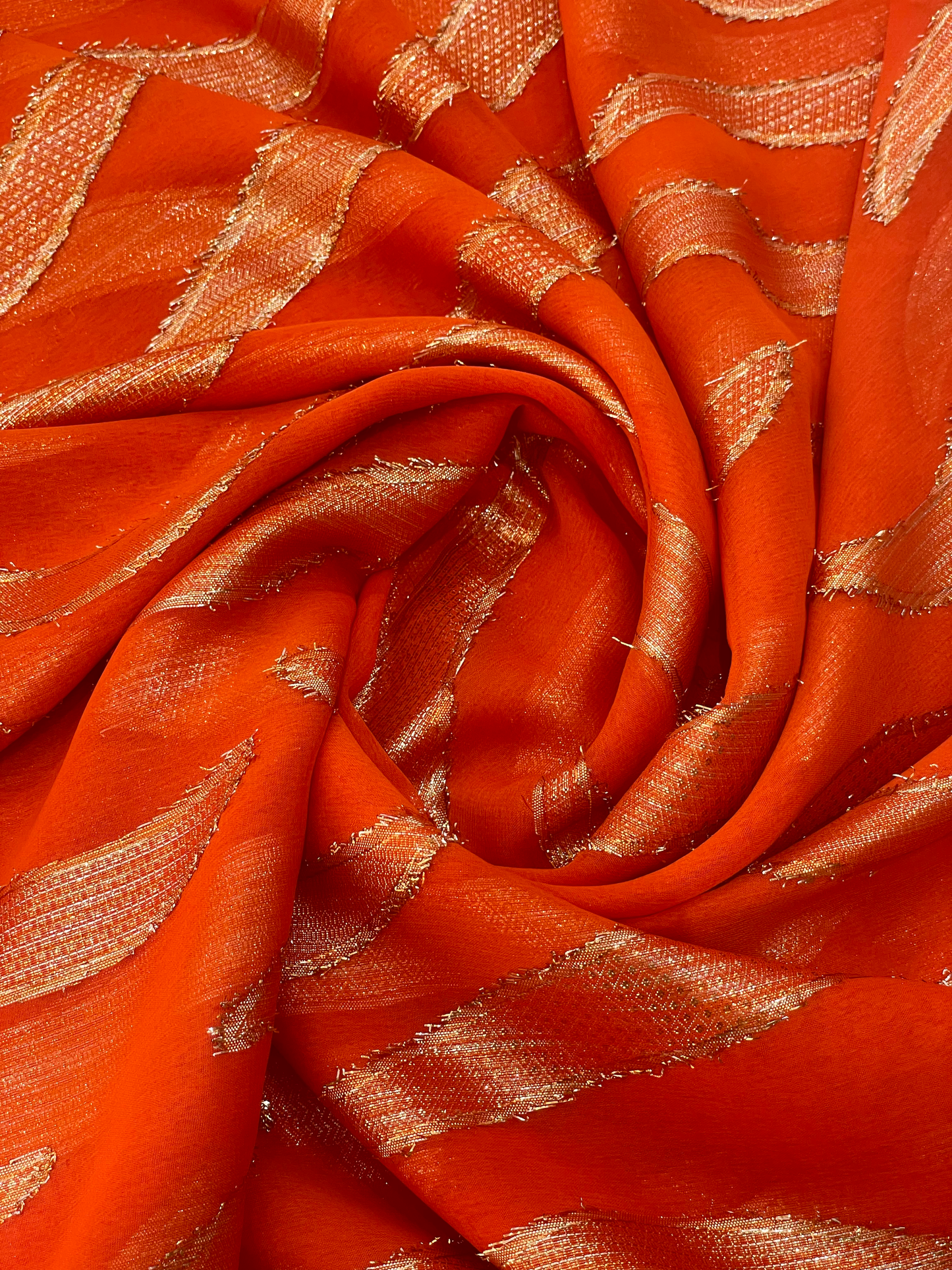 silk shiffon lurex