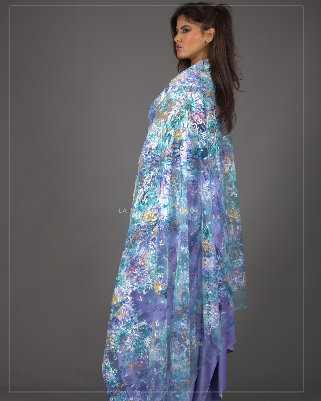 Tulle de soie Brodé